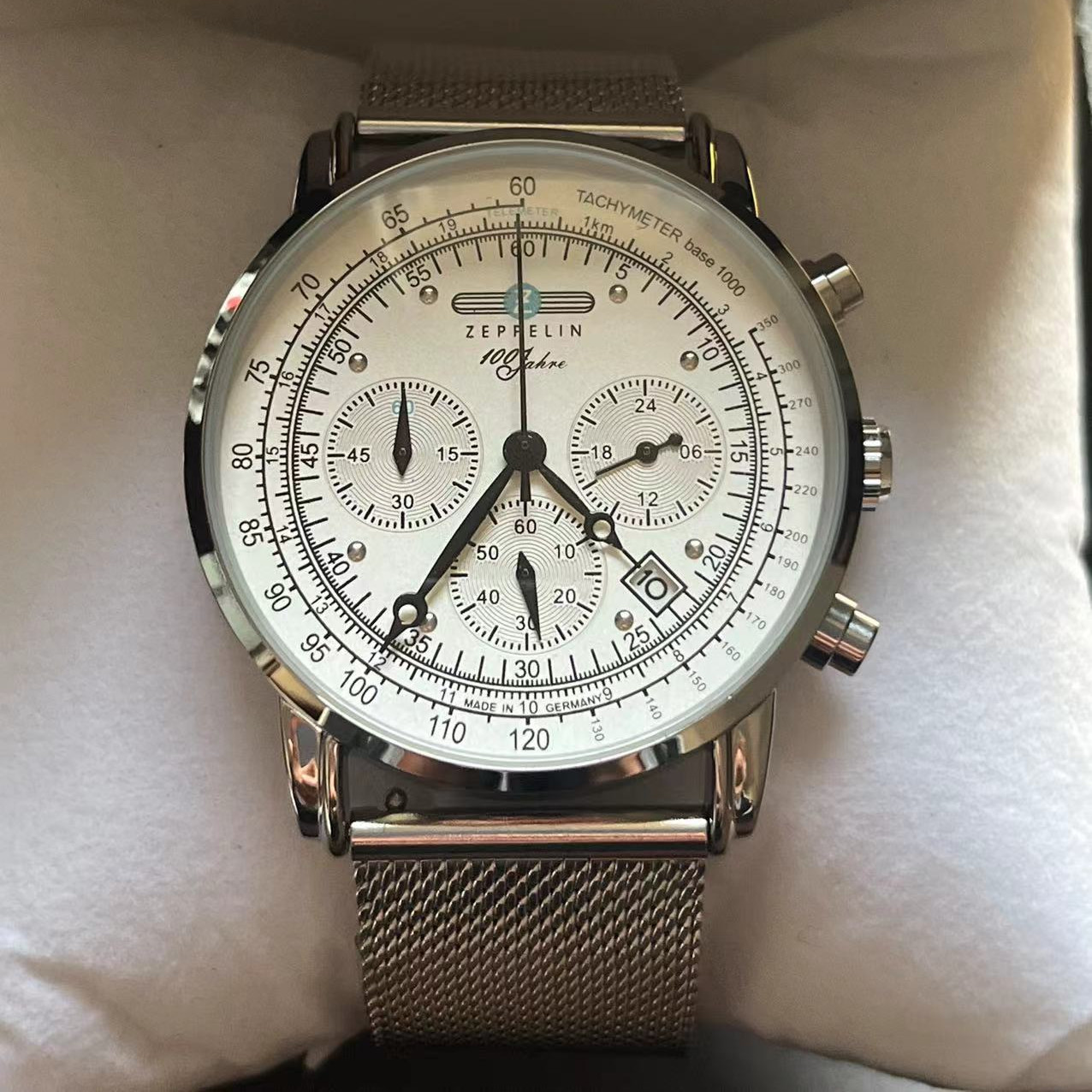 New Classic Men's Watch Three  – Stainless Mesh Band Bewertung und Preis