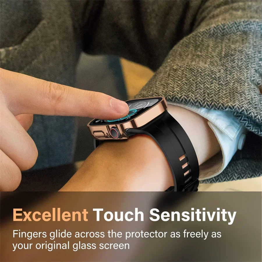 Glass+cover For Apple Watch ca – Smartwatch Watch Accessories For Women Bewertung und Preis