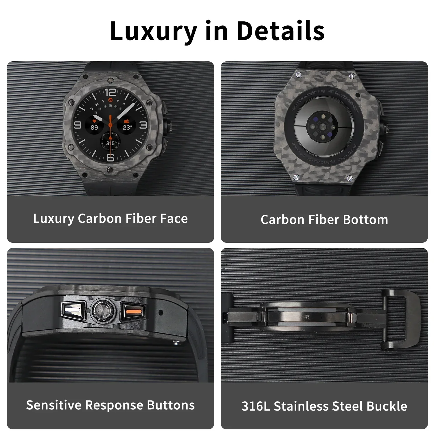 Luxury Modification Kit for Sa – Samsung Smartwatch Ultra Accessories Bewertung und Preis