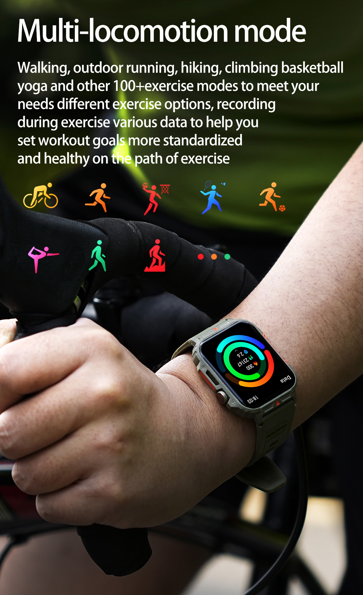 1.91 Outdoor Military Smart Wa – Smartwatch Face Bewertung und Preis