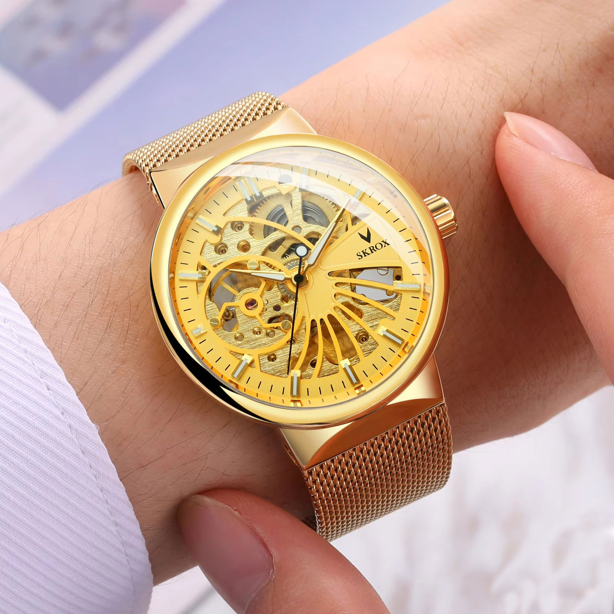 SKROX Luxury Brands Fashion Ma – Stainless Mesh Band Bewertung und Preis