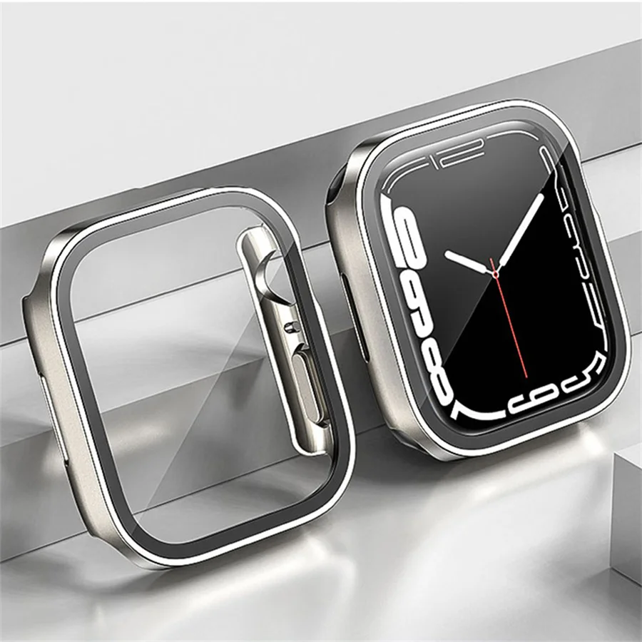 Glass+cover For Apple Watch ca – Smartwatch Watch Accessories For Women Bewertung und Preis
