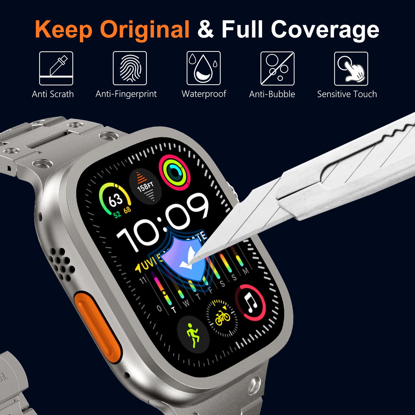 Tempered Glass for Apple Watch – Smartwatch Watch Accessories For Women Bewertung und Preis