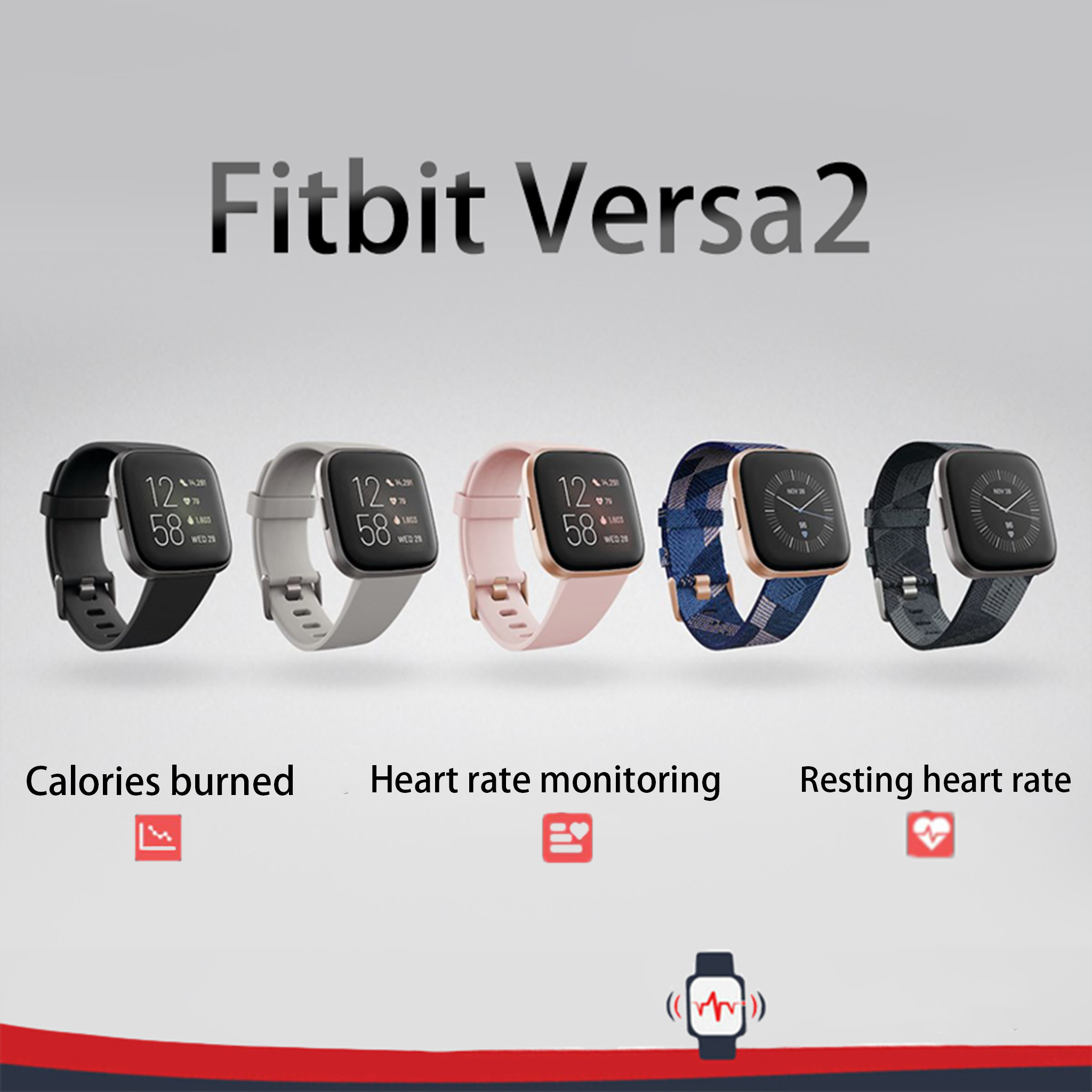 Fitbit Versa 2 Health and Fitn – Smartwatch Face Bewertung und Preis