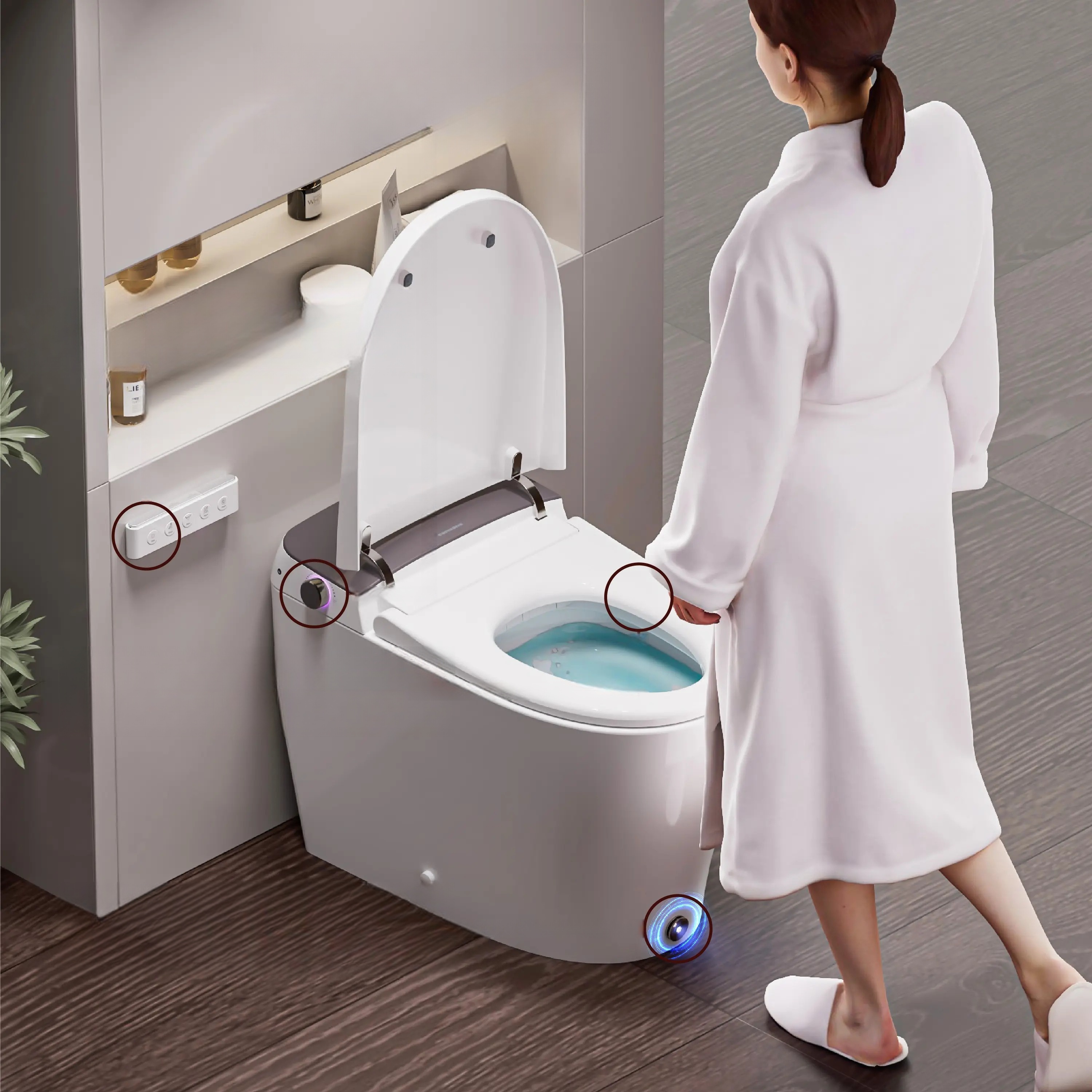 Automatic Wall Hung Smart Bide – Smart Accessories Bewertung und Preis