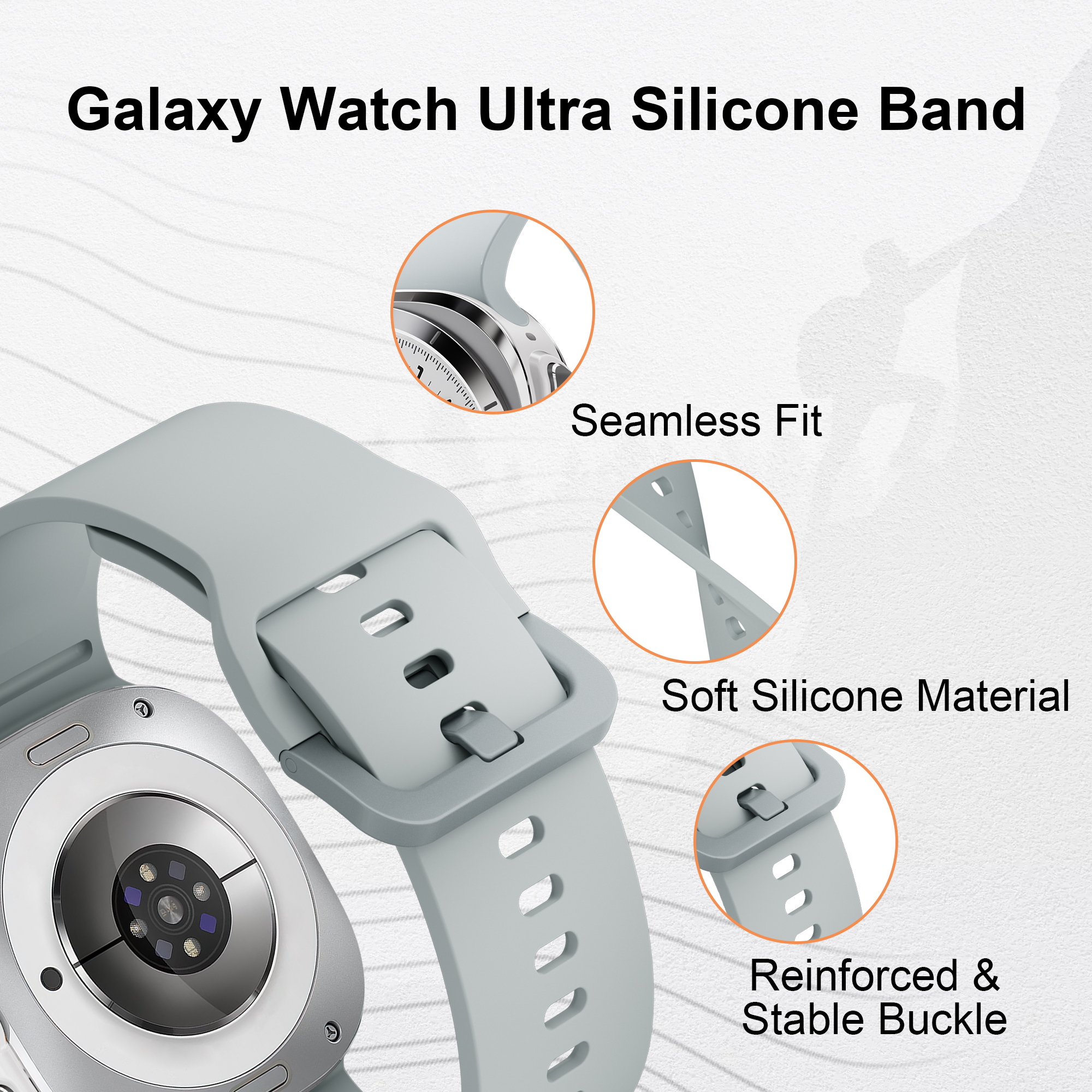 Original Silicone Band For Sam – Samsung Smartwatch Ultra Accessories Bewertung und Preis