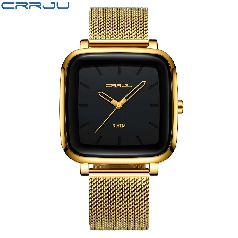 CRRJU Mens Watches Top Brand L – Stainless Mesh Band Bewertung und Preis