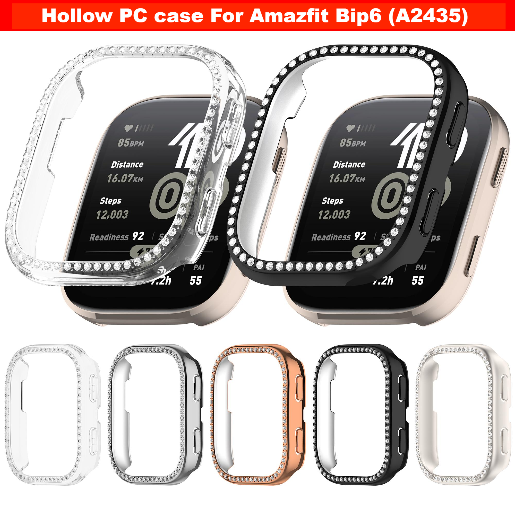 Single-row diamond case For Am – Amazfit Smartwatch Accessories Bewertung und Preis