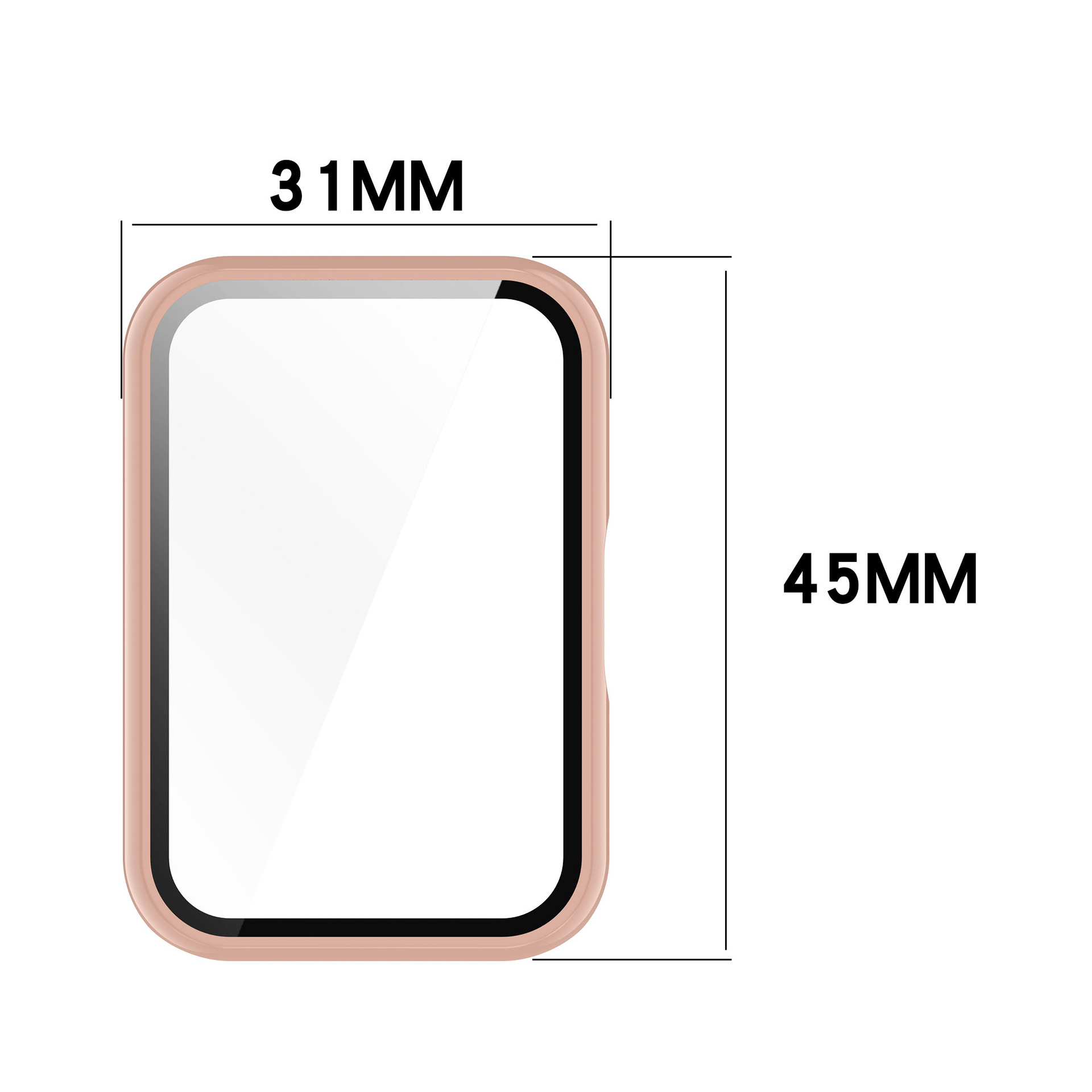 Glass+Case For Samsung Galaxy  – Smartwatch Watch Accessories For Women Bewertung und Preis