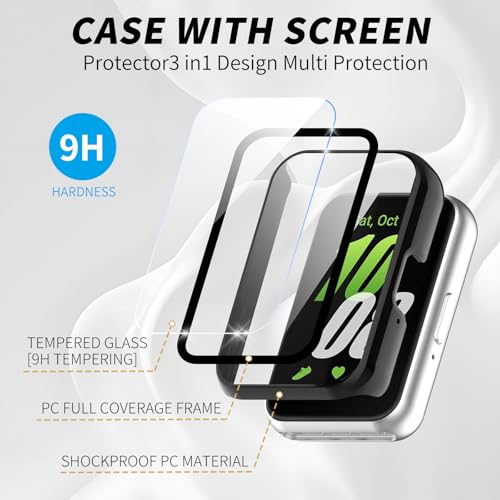 Glass+Case For Samsung Galaxy  – Smartwatch Watch Accessories For Women Bewertung und Preis
