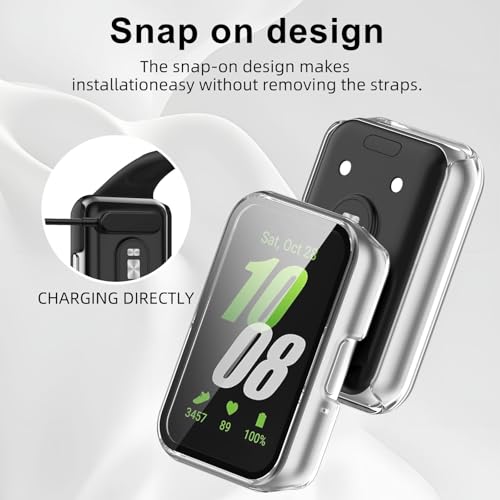 Glass+Case For Samsung Galaxy  – Smartwatch Watch Accessories For Women Bewertung und Preis