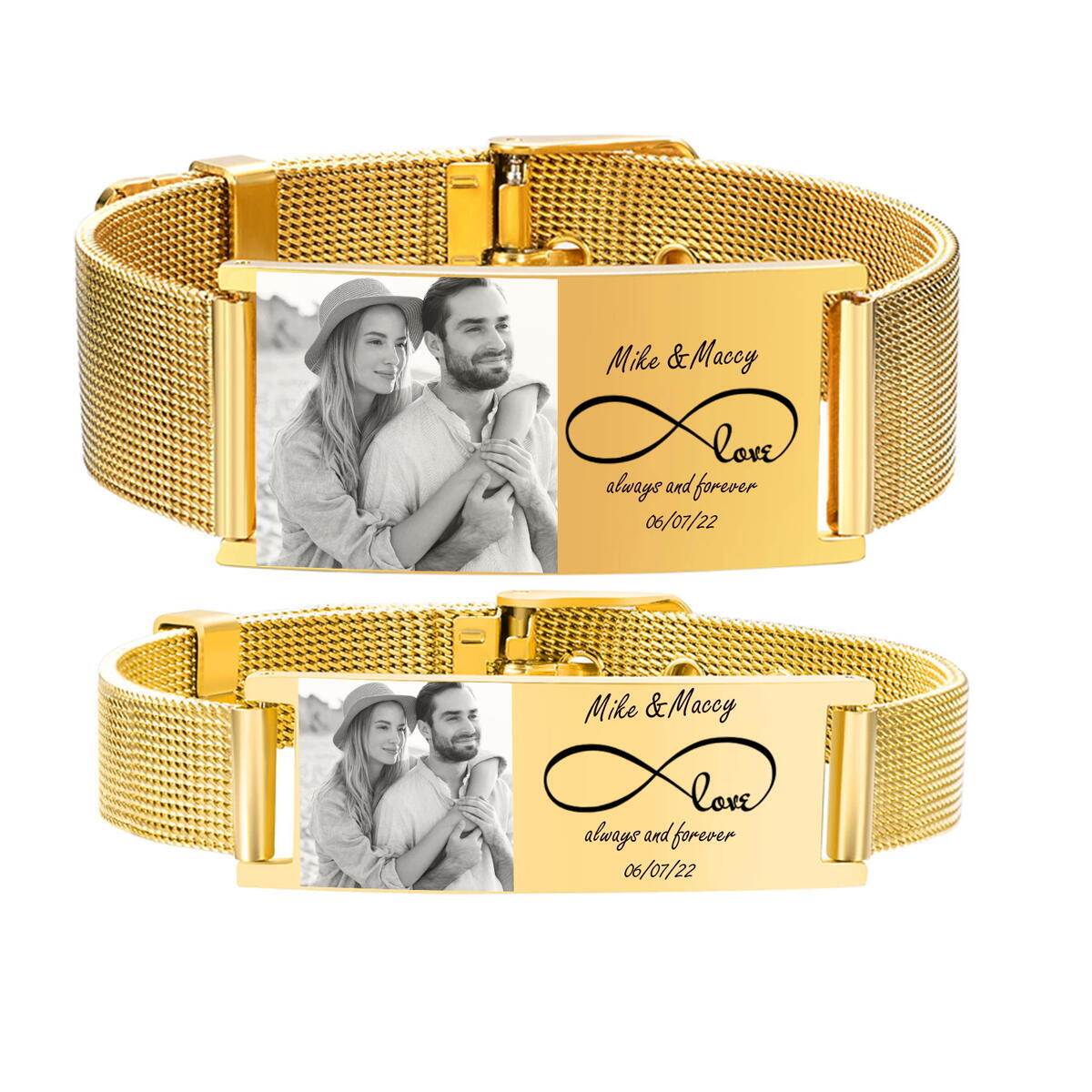 Personalized Photo Bracelet, S – Stainless Mesh Band Bewertung und Preis