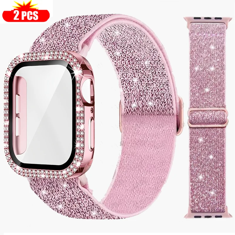Band+Case for Apple Watch 45mm – Smartwatch Watch Accessories For Women Bewertung und Preis