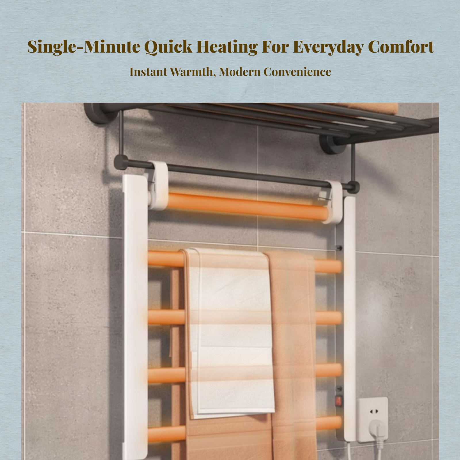 Electric Towel Warmer Aluminum – Smart Accessories Bewertung und Preis