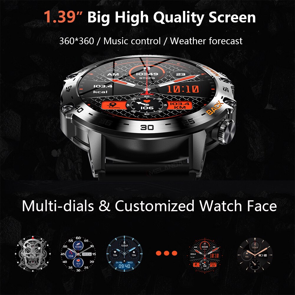 MEVADEN Steel 1.39 inch Men Lu – Smartwatch Face Bewertung und Preis