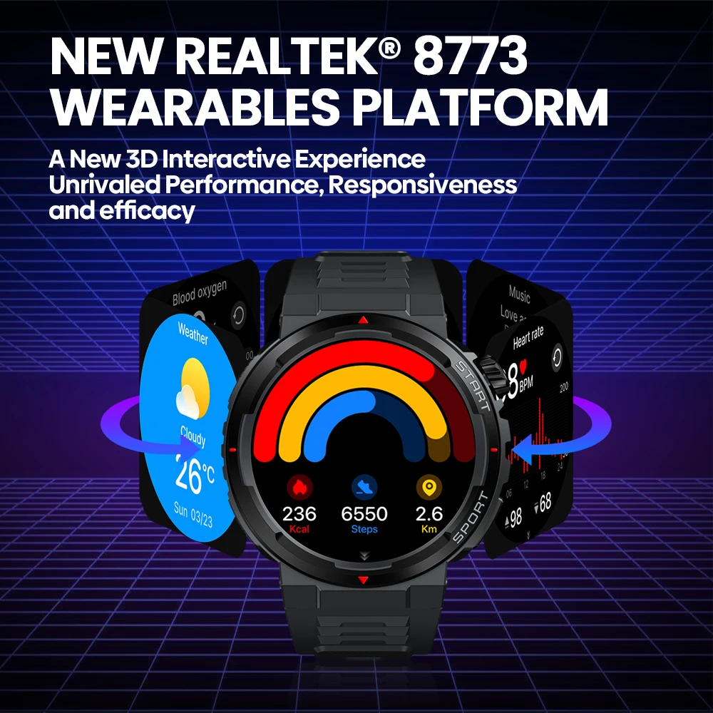 New Zeblaze Ares 3 Plus 1.43'' – Smartwatch Face Bewertung und Preis