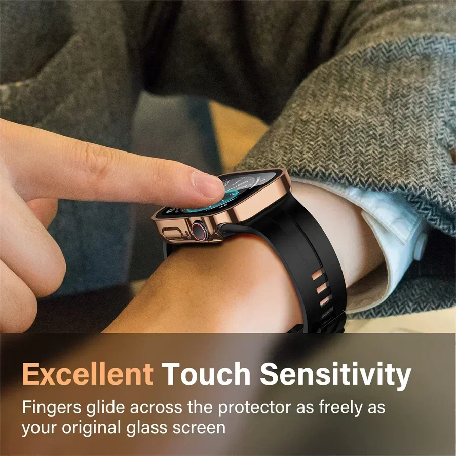 Glass+cover For Apple Watch ca – Smartwatch Watch Accessories For Women Bewertung und Preis