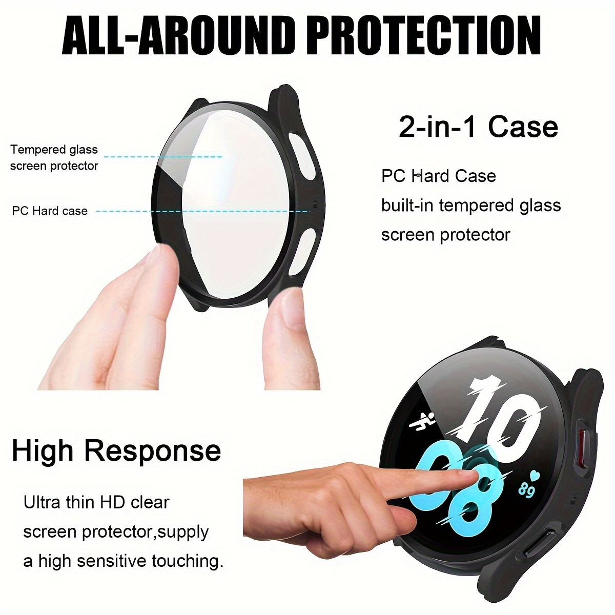 PC Case for Samsung Galaxy Wat – Accessories For Galaxy Watch 5 Bewertung und Preis