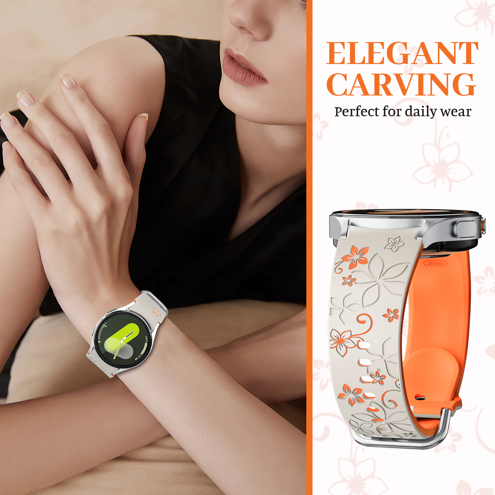 Engraved Silicone Band for Sam – Samsung Smartwatch Ultra Accessories Bewertung und Preis