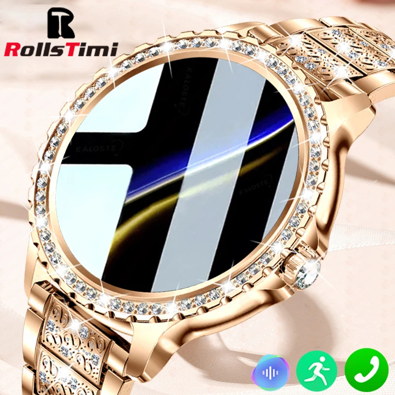 Fashion Luxury Gold Women Smar – Smartwatch Face Bewertung und Preis